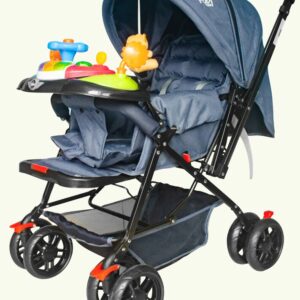 COCHE DE BEBE TOY  AZUL