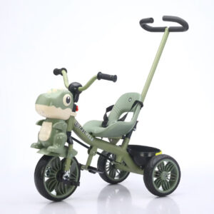 Triciclo Dino Verde con Guiador