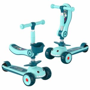 Monopatin Delfin doble nivel Verde