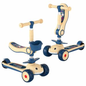 Monopatin Delfin doble nivel Amarillo