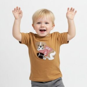 Camiseta Perrito Marron T: 9/12-18-24-36