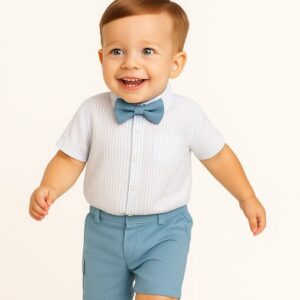 Conjunto camisa+Short Celeste