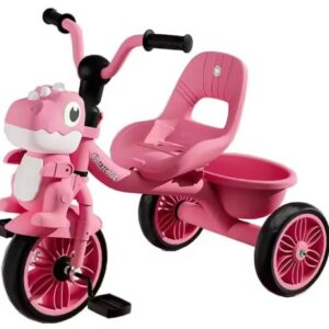 Triciclo Dino Rosado